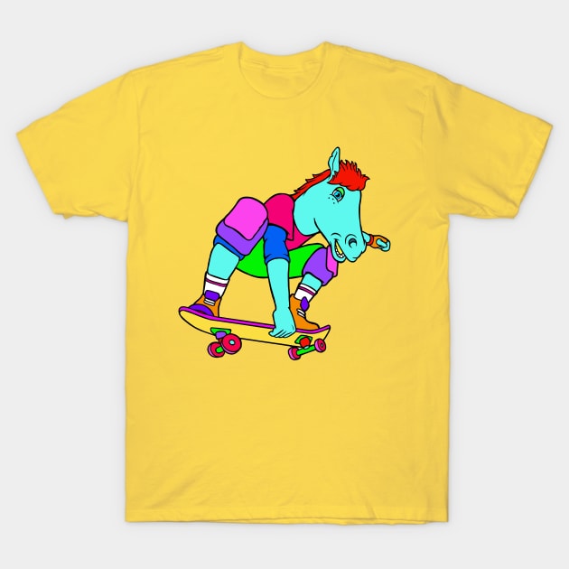 Skate Horse T-Shirt by Woah_Jonny